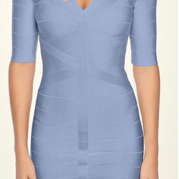 VENUS Bandage Strap Detail Dress ( light blue) - Picture 4 of 6